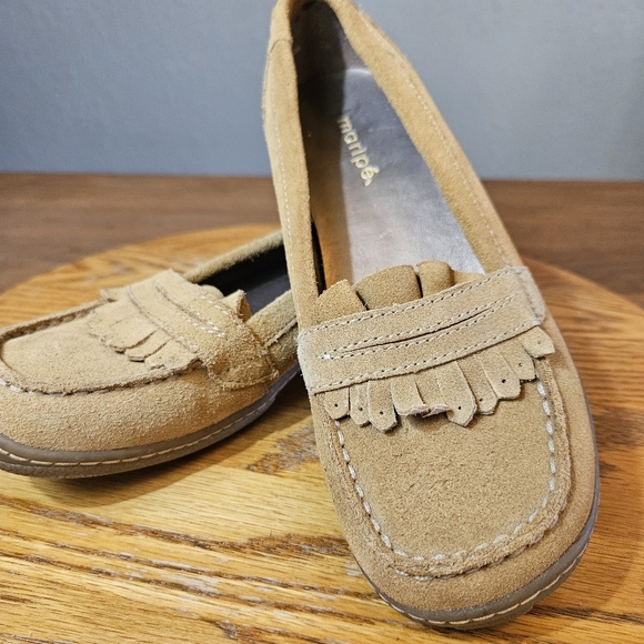 Maripe Lola Suede Moccasins (135035) Brown Size 6 - Picture 4 of 11